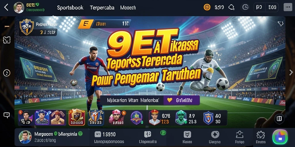Tampilan gameplay Sportsbook 9ET yang menarik dan interaktif.