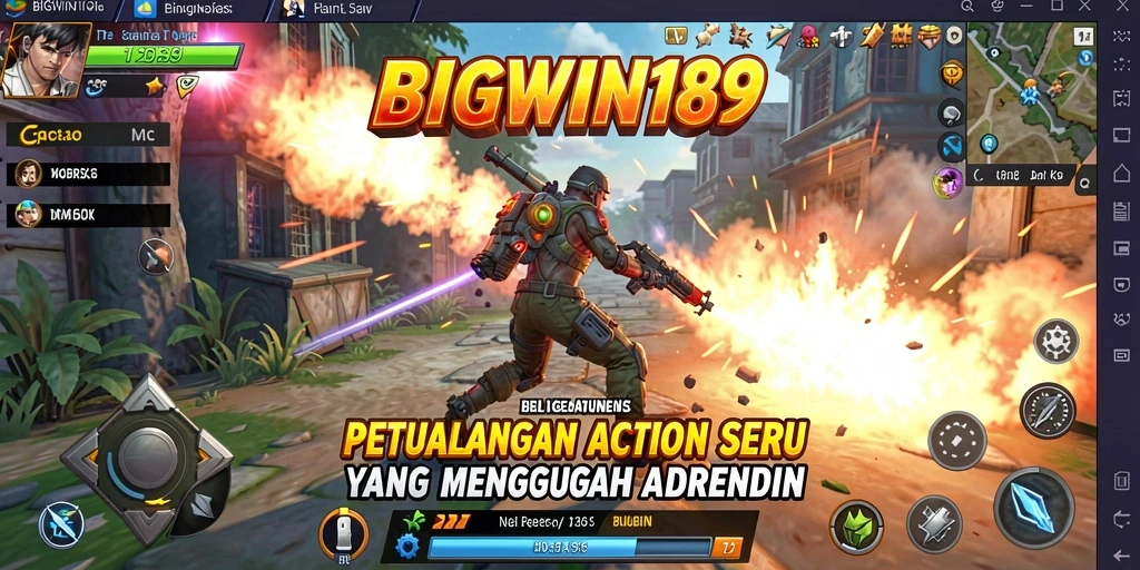 Tampilan gameplay mendebarkan dari BIGWIN189 dengan aksi penuh adrenalin.