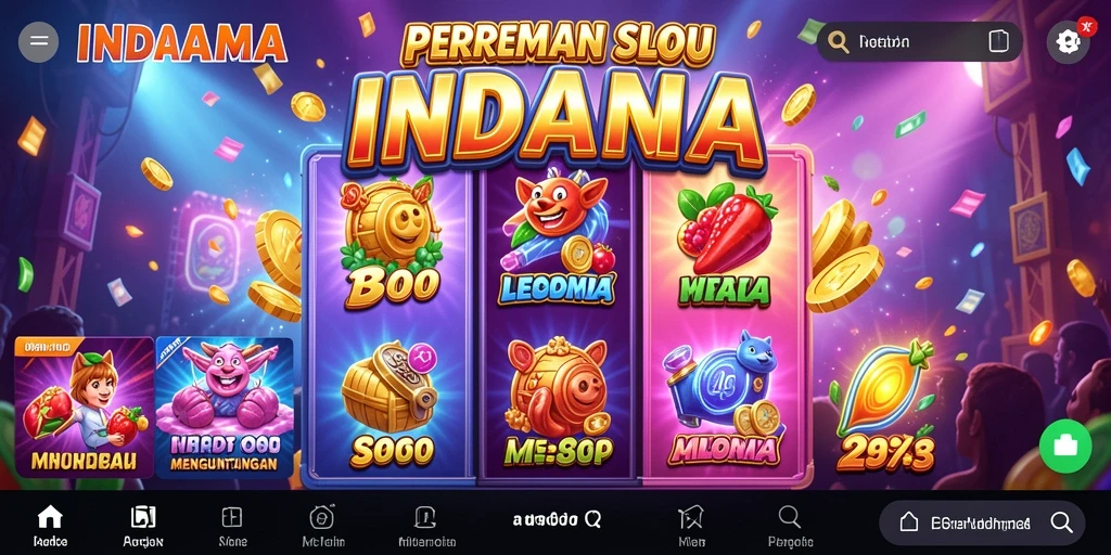 Tampilan gameplay Slot yang menarik dan seru di INDAAA.