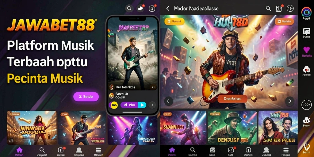 Screenshot utama JAWABET88 menampilkan antarmuka pengguna yang intuitif.