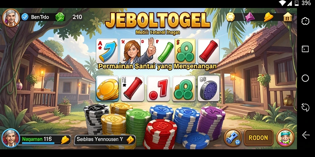 Tampilan gameplay JEBOLTOGEL yang penuh warna dan menarik.