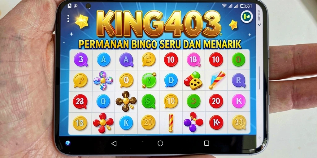 Screenshot KING403 yang menampilkan gameplay Bingo yang seru.