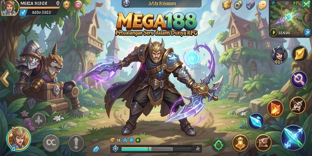 Tampilan gameplay MEGA188 yang mendebarkan dan imersif.
