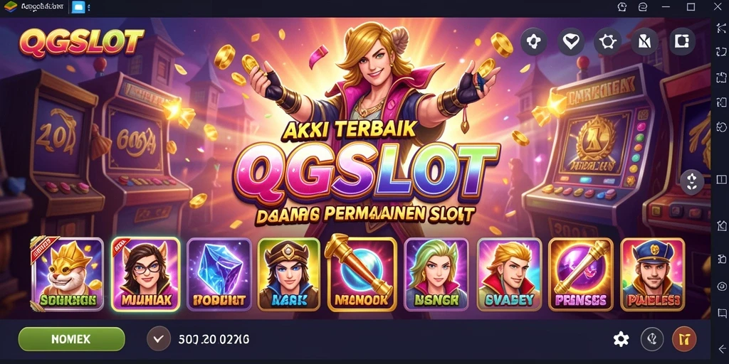 Screenshot gameplay QQSLOT menampilkan aksi seru permainan slot.